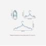 10PC Random Color Multi-Functional Plastic Clothes Hanger Travel Space Saving Foldable Hanger Creative Clothes Rack Children Baby Hanger Decoration