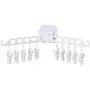 ZHAO YING Clothes Magic Hangers,Dual Hanger Multi-Functional Fold Plastic Hanger Space Saving Wardrobe Closet Space Saving Clothing Rack Hanger (Color : White, Size : 10 Clip Hang) ZHAO YING Clothes Magic Hangers,Dual Hanger Multi-Functional Fold Plastic Hanger Space Saving Wardrobe Closet Space Saving Clothing Rack Hanger (Color : White, Size : 10 Clip Hang)