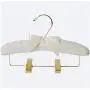 5 PCS 25cm Childrens Cloth Hangers Gold Trousers Clips Baby Hanger Clothes Rack 5 PCS 25cm Childrens Cloth Hangers Gold Trousers Clips Baby Hanger Clothes Rack