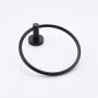 KES Towel Ring Matte Black Hand Towel Holder SUS 304 Stainless Steel Bathroom Round Ring Towel Hanger Wall Mount, A2180-BK