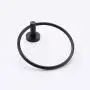 KES Towel Ring Matte Black Hand Towel Holder SUS 304 Stainless Steel Bathroom Round Ring Towel Hanger Wall Mount, A2180-BK KES Towel Ring Matte Black Hand Towel Holder SUS 304 Stainless Steel Bathroom Round Ring Towel Hanger Wall Mount, A2180-BK