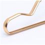 10pcs Random Color Cloth Hanger Durable Antideformation Aluminium Alloy Closet Adult Skirt Dress Clothing Towel Storage Rack Closet Space Saver