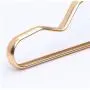 10pcs Random Color Cloth Hanger Durable Antideformation Aluminium Alloy Closet Adult Skirt Dress Clothing Towel Storage Rack Closet Space Saver