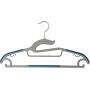 Jeronic P3500M 30 Pack Light-Weight Non-Slip Durable Clothes Plastic Hangers Perfect for Pants, Dress, Jacket, Underwear and Shirt, 5 Mixed 01