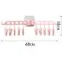 ZHAO YING Clothes Magic Hangers,Dual Hanger Multi-Functional Fold Plastic Hanger Space Saving Wardrobe Closet Space Saving Clothing Rack Hanger (Color : White, Size : 10 Clip Hang) ZHAO YING Clothes Magic Hangers,Dual Hanger Multi-Functional Fold Plastic Hanger Space Saving Wardrobe Closet Space Saving Clothing Rack Hanger (Color : White, Size : 10 Clip Hang)
