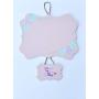 Infant hospital door hanger Isabella design