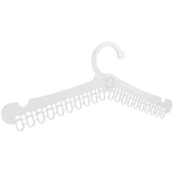 Fdit1 5pcs Multifunctional Hanger Laundry Drying Rack Clothes Hanger for Drying Socks Towels ABS Material(3#)