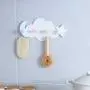 Aland Cloud Moon Star Wall Mount Hook Clothes Brush Storage Hanger Door Back Holder