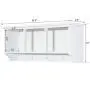 Wall Mount Coat Rack 3 Hooks 3 Removable Wicker Baskets Storage Cubbies Shelf Clothes Bags Hats Hanger White Hallway Decor Entryway Organization Wall Mount Coat Rack 3 Hooks 3 Removable Wicker Baskets Storage Cubbies Shelf Clothes Bags Hats Hanger White Hallway Decor Entryway Organization