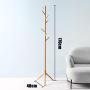 Q_Entryway Furniture Solid Wood Coat Rack Simple Modern Hanger Floor Simple Clothes Rack Bedroom Living Room Clothes Tree Hall Trees