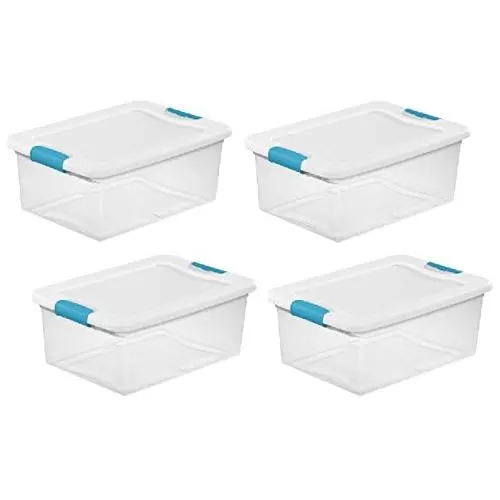 Best Seller Sterilite Latching Boxes | Latches to Secure Lid to the Base (15 Quart (4-Pack)) Best Seller Sterilite Latching Boxes | Latches to Secure Lid to the Base (15 Quart (4-Pack))