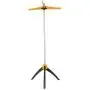 Multi Functional Free Standing Collapsible Clothes Drying Rack,Durable Constuction Collapsible Clothes Drying Rack Foldable Tripod Hanger Stand Portable Indoor/Outdoor (Yellow)