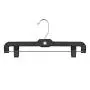 House Day 14 inch Pack of 50 Black Plastic Pants Hangers with Clips Skirt Hangers Clips Hangers for Pants House Day 14 inch Pack of 50 Black Plastic Pants Hangers with Clips Skirt Hangers Clips Hangers for Pants