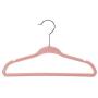 OcEaN Home & Living Hangers Velvet, 10/20/30 Pack Non-Slip Velvet Kids Hangers for Jackets, Pants, Dress Clothes, Pink-10