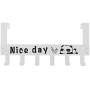 Art Over Door Hook Keys Hook Hanger 6 Hook Rack Clothes Holder for Closet Cabinet Door Wall Decor(White)