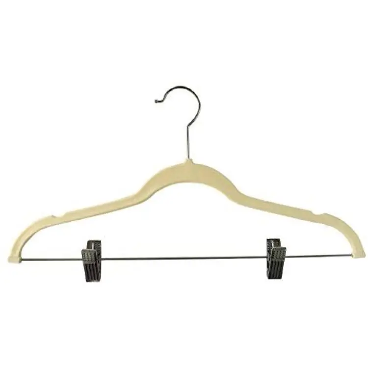 Jeronic 50 Pack Black Velvet Hangers Clothes Hangers Velvet Hanger