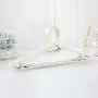 Nutteri 10/20 Pack Plastic Hangers, Plastic Clothes Hangers,Ideal for Everyday Standard Use, Clothing Hangers (White, 20)