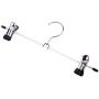 10PCS Stainless Steel Trousers Rack Clip Anti-Slip Clothespin Pants Clamp Clothes Hanger Decoration