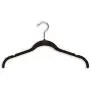 BriaUSA Velvet Shirt & Dress Hangers Notched Shoulder Prevents Slipping Steel Chrome Swivel Hooks ? Black ? Boxes of 20 BriaUSA Velvet Shirt & Dress Hangers Notched Shoulder Prevents Slipping Steel Chrome Swivel Hooks ? Black ? Boxes of 20