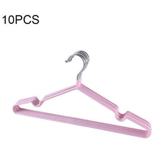 Multifunction kitchen case 10 PCS Household Stainless Steel PVC Coating Anti-skid Traceless Clothes Drying Rack (Pink),Groove design on both sides of clothes hanger makes it useful for small clothes, Multifunction kitchen case 10 PCS Household Stainless Steel PVC Coating Anti-skid Traceless Clothes Drying Rack (Pink),Groove design on both sides of clothes hanger makes it useful for small clothes,