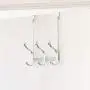 iDesign 53070 York Lyra Steel Over-The-Door 6-Hook Storage Rack - 8.38'' x 5.25'' x 11'', Chrome iDesign 53070 York Lyra Steel Over-The-Door 6-Hook Storage Rack - 8.38'' x 5.25'' x 11'', Chrome