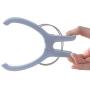 LFHT 4pcs 6.3" Durable Large Beach Towel Blanket Clips Plastic Clothespins Clothes Pegs Pins Clothes Hanger Clamp