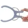 LFHT 4pcs 6.3" Durable Large Beach Towel Blanket Clips Plastic Clothespins Clothes Pegs Pins Clothes Hanger Clamp