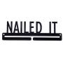 Nailed it Running Marathon Sports Medal Display Rack Holder Hanger Organizer for Wall - Hang Your Race Medals Nailed it Running Marathon Sports Medal Display Rack Holder Hanger Organizer for Wall - Hang Your Race Medals