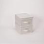 Household Essentials 111 Storage Boxes with Lid and Handle - Natural Beige Canvas - Medium