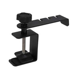 Cabilock Headphone Stand Holder Gaming Headphones Hanger Mount Under Desk Hook Clip for Bag (Black)