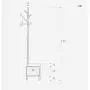 LLDDP Coat Hooks Wall Coat Racks Coat Stand Clothes Rack Free Standing Hat Coat Hanger Hall Storage Hanging Rack Umbrella Hook Clothes Floor Home Office Indoor Garment Racks