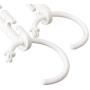 10pcs Clothes Hangers Closet Wonder Clothing Hook Magic Space Saver Multifunctional Nonslip Plastic Organizer Hanger