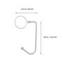 Garneck 2PCS Christmas Stocking Holders Metal Table Hooks for Bags Purse Non Slip Hangers