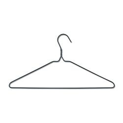 Zeller Clothes Hangers Set of 10, Metal/Plastic (Grey)