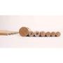 HGXC Full Beech Wood Floor Coat Rack Solid Wood Simple Modern Interior Bedroom Living Room Hanger Clothes Hook (Color : Wood)