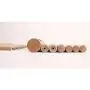 HGXC Full Beech Wood Floor Coat Rack Solid Wood Simple Modern Interior Bedroom Living Room Hanger Clothes Hook (Color : Wood)