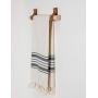 Small Leather Wall Hook, minimalist leather strap hanger for bath towel holder leather wall hook strap towel hook bathroom decor brass towel ring nordic home