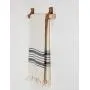 Small Leather Wall Hook, minimalist leather strap hanger for bath towel holder leather wall hook strap towel hook bathroom decor brass towel ring nordic home