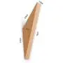 Pack of 4, Minimalist Design, Beech Wood Natural Wooden Coat Hooks, Wall Mounted Single Wall Wood Hook Rack, Clothes Hat Hanger Towel Rack Home Vintage Handmade Craft Pack of 4, Minimalist Design, Beech Wood Natural Wooden Coat Hooks, Wall Mounted Single Wall Wood Hook Rack, Clothes Hat Hanger Towel Rack Home Vintage Handmade Craft
