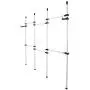 ROBTLE Adjustable Closet Rod with 6 Rail, Freestanding Clothing Garment Rack Organizer System Laundry Clothes Drying Rack Adjustable DIY Clothes Wardrobe 8.1-10.5feet ROBTLE Adjustable Closet Rod with 6 Rail, Freestanding Clothing Garment Rack Organizer System Laundry Clothes Drying Rack Adjustable DIY Clothes Wardrobe 8.1-10.5feet