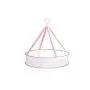 Portable Folding Drying Rack Hanging Clothes Laundry Hangers Dryer Net Mesh Basket Dryer Net for Lingerie Underwear Pink 1PC