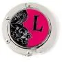 Alexx, Hang em High Purse Hanger 07-211 Monogram L Purse Hanger, Pink