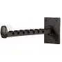 Rustic State Clout Cast Iron Industrial Wall Mount Hanger Holder Rack Farmhouse Clothes Bar Black