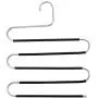 5pcs 3 Layers S Shape Clothes Pants Hangers Cloth Rack Multilayer Storage Organizer Closet Stainless Steel Multifunctional 5pcs 3 Layers S Shape Clothes Pants Hangers Cloth Rack Multilayer Storage Organizer Closet Stainless Steel Multifunctional