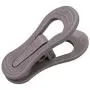 Corodo Hanger Clips 60 Pack, Multi-Purpose Hanger Clips for Hangers, Grey Finger Clips for Plastic Clothes Hangers, Pants Hangers Clips