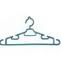 10pcs Random Color Clothes Hangers Anti-Skid Plastic Racks Adults Baby Children Household Clothing Storage Supplies with Grooves