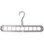 Milue 3D Space Saving Magic Clothes Hanger With Hook Cabinet Organizer 360 Rotation