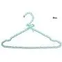 5pcs Random Color Fancy Pearl Bow-Knot Clothes Hanger with Notches, Non Slip Plastic Wedding Dress Sun-top Hanger for Lady Girl