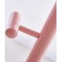 KKCF Bedroom Hanger Modern Minimalist Coat Racks Iron Hangers Clothes Shelves (Color : Pink)