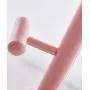 KKCF Bedroom Hanger Modern Minimalist Coat Racks Iron Hangers Clothes Shelves (Color : Pink)